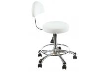 Tabouret pour table de massage avec dossier